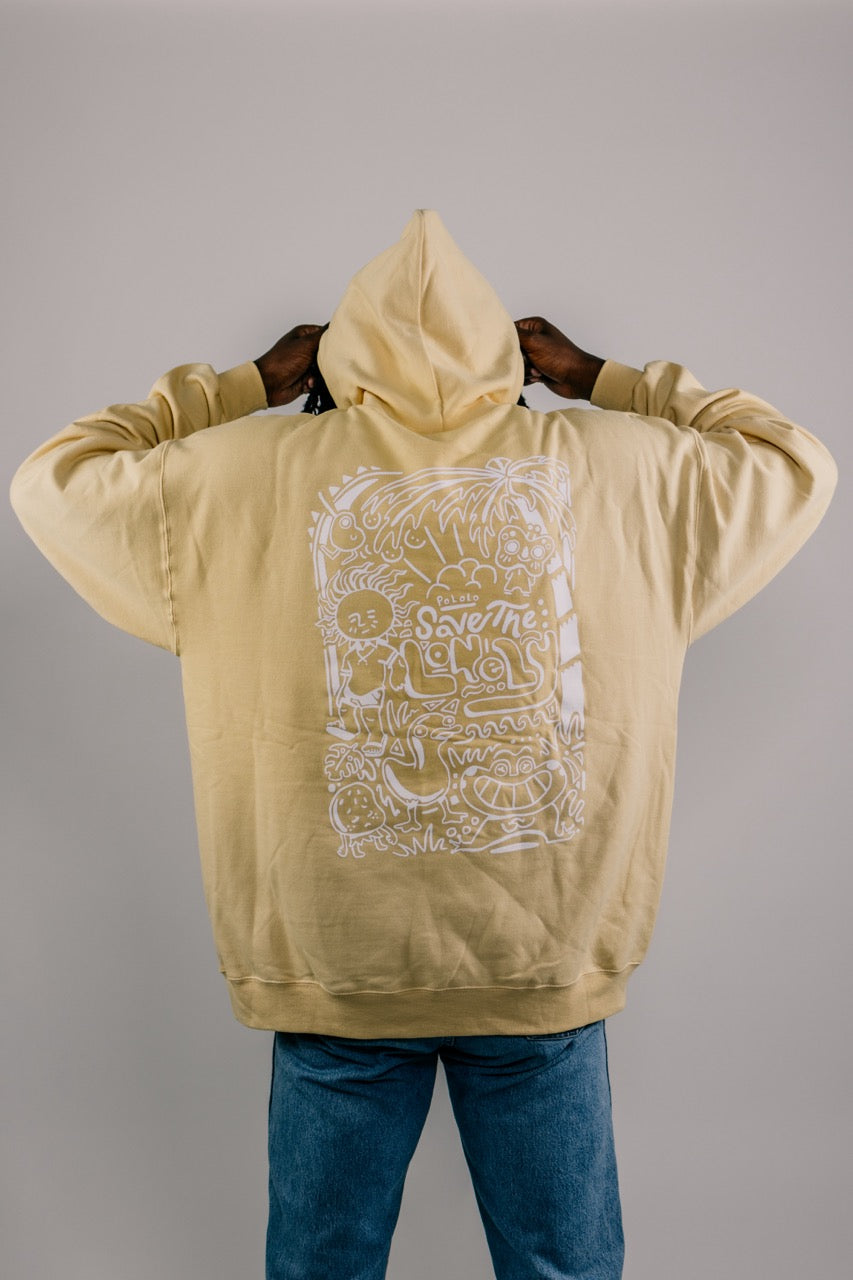 "Save the Lonely" Yellow Hoodie - Chingu Collection